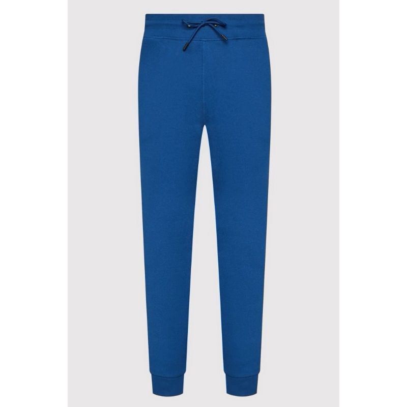 Fashion, accesorii si bijuterii - Barbati - Imbracaminte - Pantaloni barbati - Pantaloni sport Guess cu snur si buzunare laterale pentru fitnes, Albastru,  L INTL - Infinity.ro