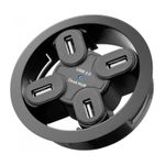 PC, gaming si accesorii - Retelistica - Hub-uri - Hub USB 2.0 4 porturi montabil in birou Goobay - Infinity.ro
