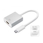 Auto si Moto - Electronice auto - Accesorii electronice auto - Cablu adaptor convertor semnal de la USB type C 3.1 tata la HDMI A mama Full HD 1920x1080P - Infinity.ro