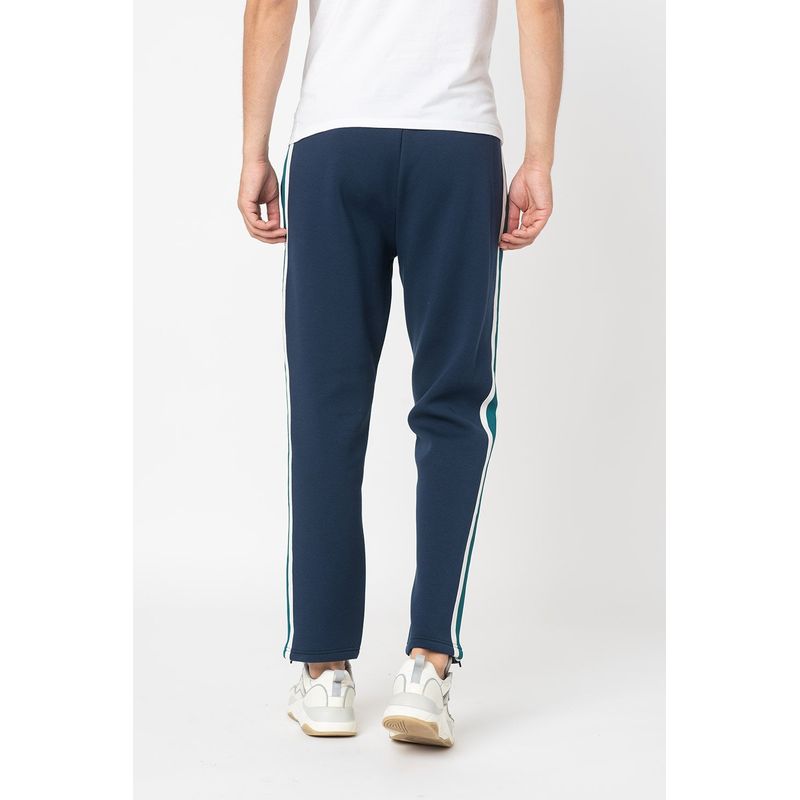 Fashion, accesorii si bijuterii - Barbati - Imbracaminte - Pantaloni barbati - Pantaloni sport Guess cu slituri cu fermoar S INTL Bleumarin - Infinity.ro