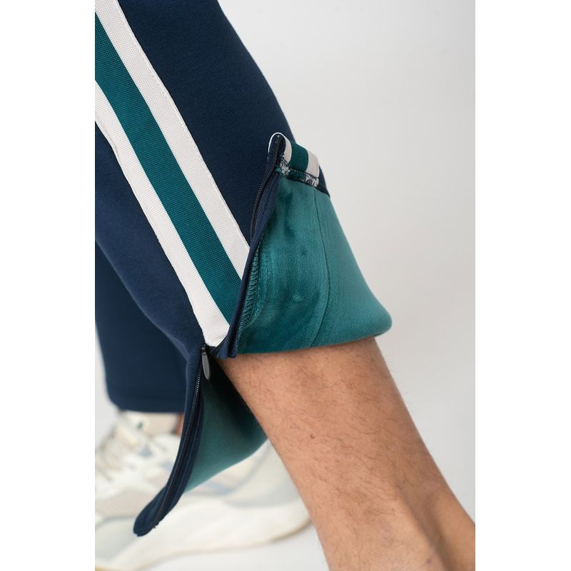 Fashion, accesorii si bijuterii - Barbati - Imbracaminte - Pantaloni barbati - Pantaloni sport Guess cu slituri cu fermoar S INTL Bleumarin - Infinity.ro