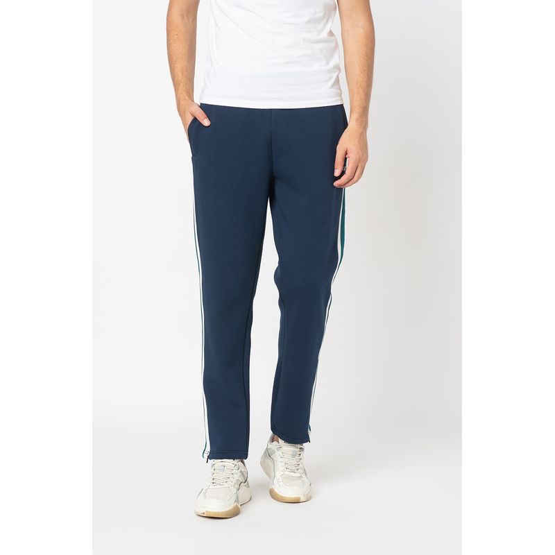 Fashion, accesorii si bijuterii - Barbati - Imbracaminte - Pantaloni barbati - Pantaloni sport Guess cu slituri cu fermoar S INTL Bleumarin - Infinity.ro