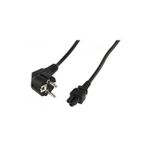 PC, gaming si accesorii - Componente PC - Componente - Accesorii IT - Cablu alimentare laptop Schuko tata 90 grade - IEC320-C5 mama 1.5m H05VV-F 3x0.75mm VDE - Infinity.ro