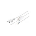 PC, gaming si accesorii - Componente PC - Componente - Accesorii IT - Cablu alimentare Euro cu 2 fire si intrerupator 1.5m Goobay - Infinity.ro