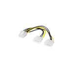 PC, gaming si accesorii - Componente PC - Componente - Accesorii IT - Cablu adaptor PCI express 8 pini la 2x Molex 5.25 0.15m pentru alimentare placa video Goobay - Infinity.ro