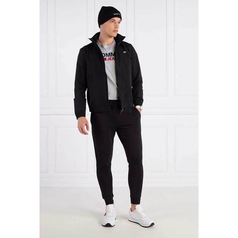 Fashion, accesorii si bijuterii - Barbati - Imbracaminte - Pantaloni barbati - Pantaloni trening Tommy Jeans DM0DM15380 2XL INTL Negru - Infinity.ro