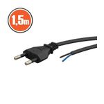 PC, gaming si accesorii - Componente PC - Componente - Accesorii IT - Cablu de alimentare cu stecher EURO de asamblare montabil 1.5m 2x0.5mm2 dublu izolat cu fire libere - Infinity.ro