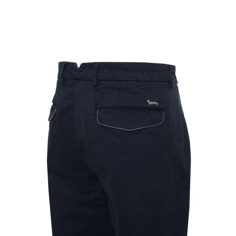 Fashion, accesorii si bijuterii - Barbati - Imbracaminte - Pantaloni barbati - Pantaloni barbati Harmont Blaine W3053 2XL INTL 54 IT Albastru - Infinity.ro