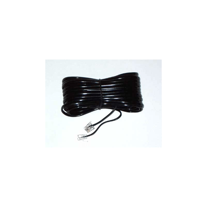 Laptop, Telefoane si Tablete - Telefoane mobile si accesorii - Accesorii Telefoane - Cabluri si adaptoare telefoane - Cablu telefon extensie negru 3m RJ11 - Infinity.ro