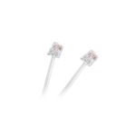Laptop, Telefoane si Tablete - Telefoane mobile si accesorii - Accesorii Telefoane - Cabluri si adaptoare telefoane - Cablu telefon extensie alb 7.5m RJ11 - Infinity.ro