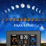 TV, Audio-Video si Foto - Optica, astronomie si metrologie - Meteorologie - Statii meteorologice - Statie Meteo Wireless, Senzor Exterior, Calendar, Prognoza meteo, Ceas cu Alarma, Afisaj Color, Barometru Digital - Infinity.ro