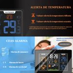 TV, Audio-Video si Foto - Optica, astronomie si metrologie - Meteorologie - Statii meteorologice - Statie Meteo Wireless, Senzor Exterior, Calendar, Prognoza meteo, Ceas cu Alarma, Afisaj Color, Barometru Digital - Infinity.ro