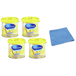 Auto si Moto - Intretinere auto - Odorizante auto - My Shaldan Lemon - 4 Pack  si Laveta Microfibra 30x40cm - Infinity.ro