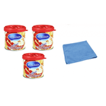 Auto si Moto - Intretinere auto - Odorizante auto - My Shaldan Apple - 3 Pack  si Laveta Microfibra 30x40cm - Infinity.ro