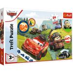 Jucarii, Copii si Bebe - Jucarii si jocuri - Jocuri si puzzle - Puzzle - Puzzle Trefl 24 maxi cars masinutele fericite - Infinity.ro