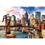 Jucarii, Copii si Bebe - Jucarii si jocuri - Jocuri si puzzle - Puzzle - Puzzle Trefl 1000 pisicute la new york - Infinity.ro