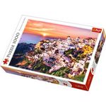 Jucarii, Copii si Bebe - Jucarii si jocuri - Jocuri si puzzle - Puzzle - Puzzle Trefl 1000 apus in santorini - Infinity.ro
