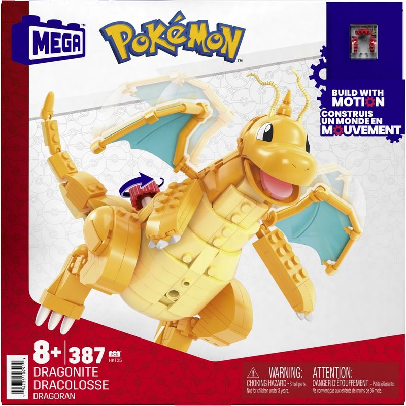 Jucarii, Copii si Bebe - Jucarii si jocuri - Figurine - Pokemon mega set de constructie dragonite - Infinity.ro