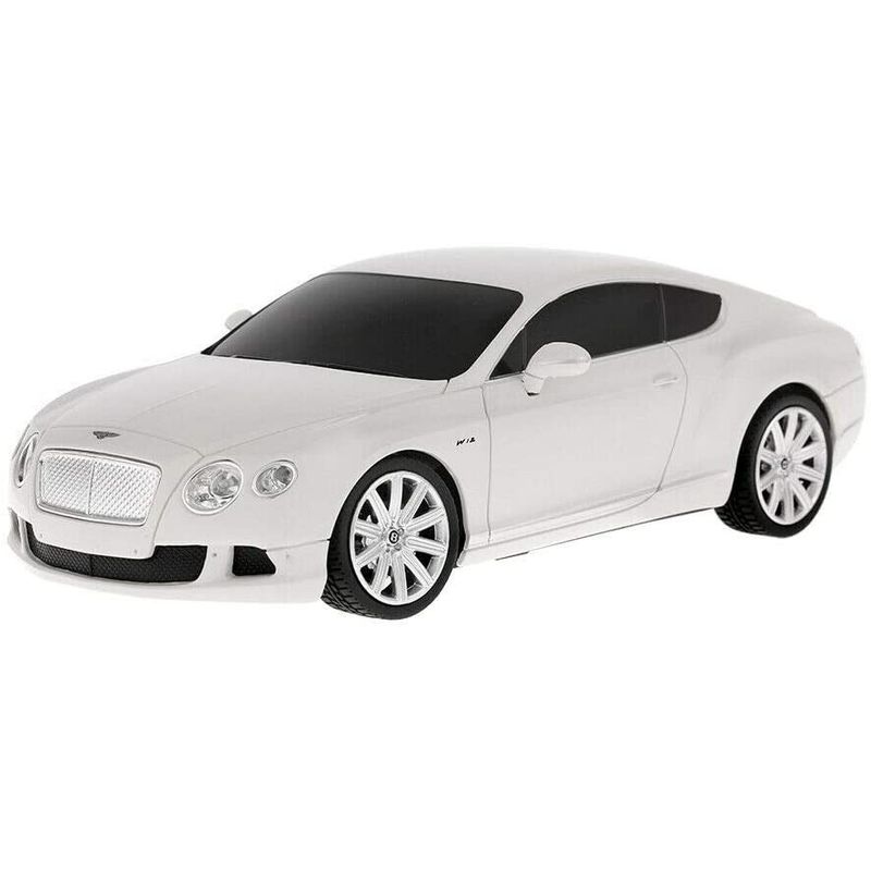 Jucarii, Copii si Bebe - Jucarii si jocuri - Vehicule si jucarii cu telecomanda - Masinute - Masina cu telecomanda bentley continental gt alb cu scara 1 la 24 - Infinity.ro
