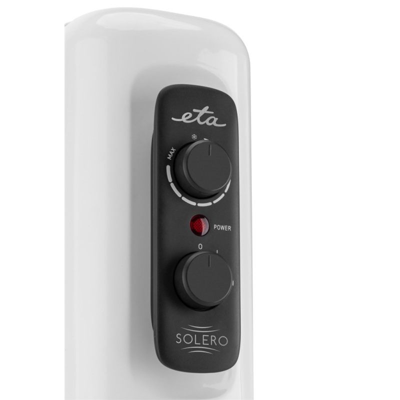 Electronice si Electrocasnice - Climatizare si sisteme de incalzire - Aparate incalzire aer - Convectoare electrice - Calorifer electric cu ulei, ETA Solero 0625 90000, 7 elementi, 1500 W, termostat, 3 trepte de putere, alb - Infinity.ro
