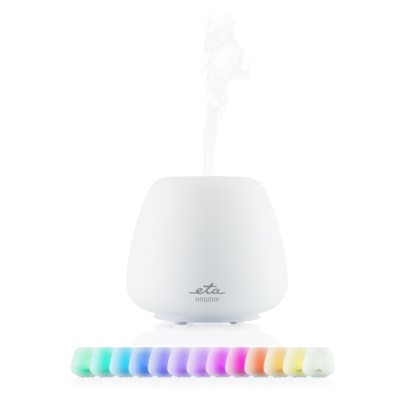 Casa si Gradina - Decoratiuni - Aromaterapie si lumanari - Difuzoare aromaterapie - Difuzor de aroma ETA Aromai 3634 90010, 0.09 l, 5 W, pulverizare prin ultrasunete, iluminare colorata, sticla - Infinity.ro