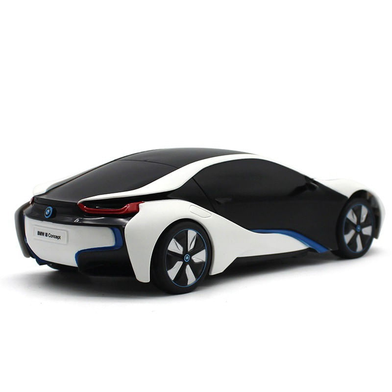 Jucarii, Copii si Bebe - Jucarii si jocuri - Vehicule si jucarii cu telecomanda - Masinute - Masina cu telecomanda bmw i8 alba scara 1 la 24 - Infinity.ro