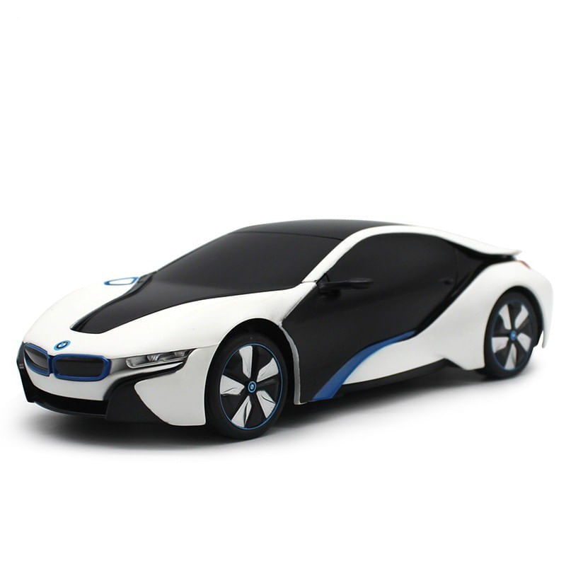 Jucarii, Copii si Bebe - Jucarii si jocuri - Vehicule si jucarii cu telecomanda - Masinute - Masina cu telecomanda bmw i8 alba scara 1 la 24 - Infinity.ro