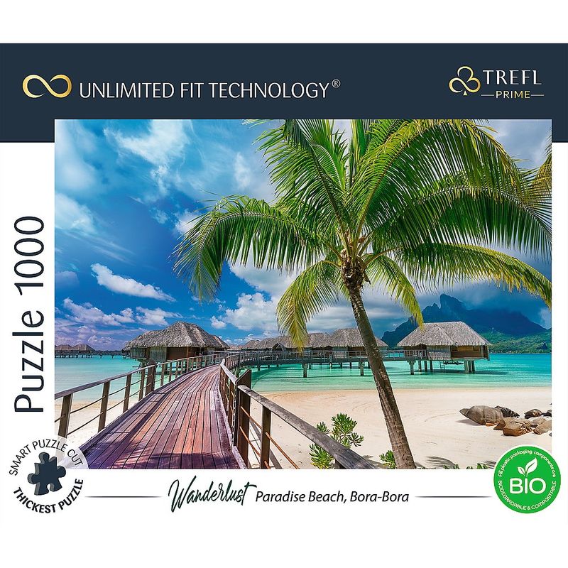 Jucarii, Copii si Bebe - Jucarii si jocuri - Jocuri si puzzle - Puzzle - Puzzle Trefl uft 1000 insula paradisului bora bora - Infinity.ro