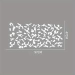 Auto si Moto - Intretinere auto - Stickere auto - Set 2 stickere autoadezive Tuning in doua culori, model "Paint Stains", dimensiune 97 x 47 cm, culoare Negru + Alb - Infinity.ro