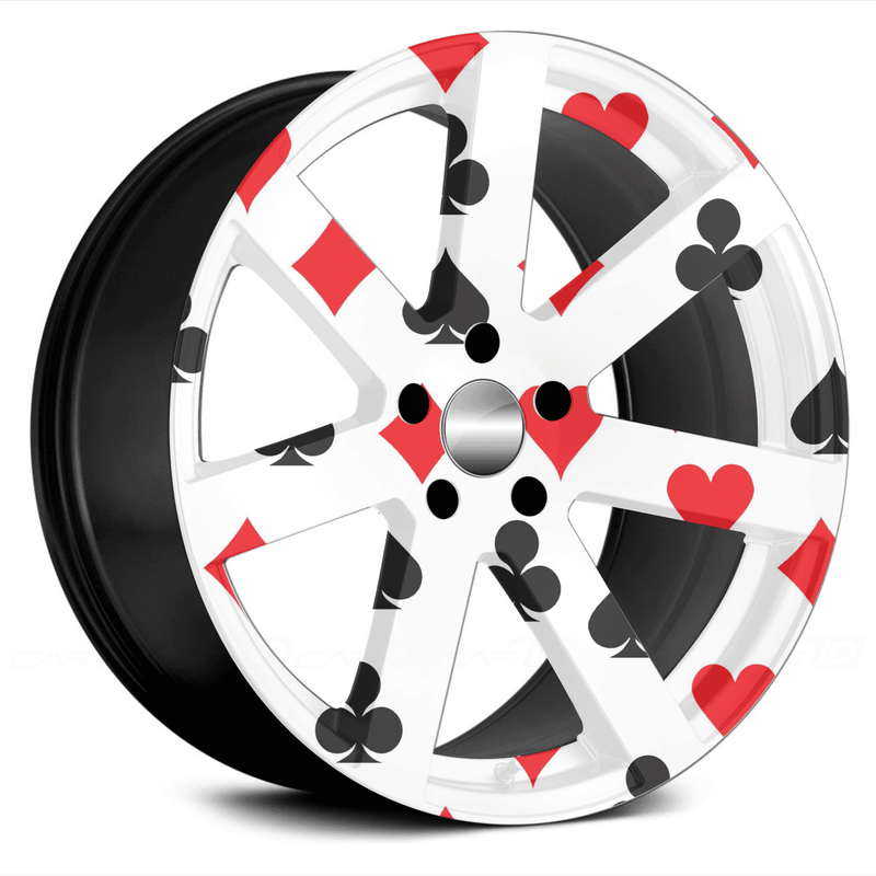 Auto si Moto - Intretinere auto - Stickere auto - Set 4 Folii Imprimate Outdoor cu EcoSolvent, autoadezive, pentru decorarea jantelor auto, dimetru 60 cm, model FJT-02 - Infinity.ro