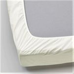 Casa si Gradina - Textile si covoare - Lenjerii de pat - Protectie saltea - Husa pat cu elastic Kotonia Home - Tricot, 100% bumbac, ivoire, 100×200+20 cm - Infinity.ro