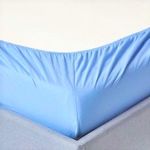 Casa si Gradina - Textile si covoare - Lenjerii de pat - Protectie saltea - Husa pat cu elastic Kotonia Home - Tricot, 100% bumbac, bleu, 180x200+20 cm - Infinity.ro