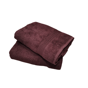 Set 2 prosoape de baie Kotonia Home Deco - 50x90 cm, 100% bumbac, maro