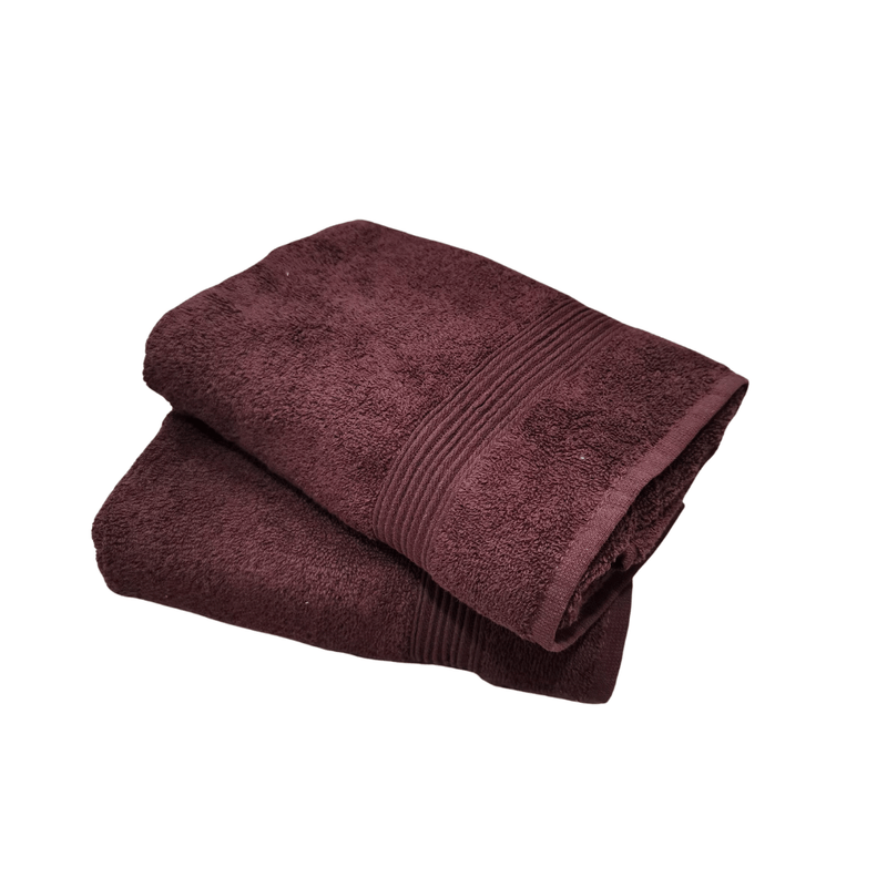 Casa si Gradina - Textile si covoare - Textile baie - Prosoape - Set 2 prosoape de baie Kotonia Home Deco - 50x90 cm, 100% bumbac, maro - Infinity.ro