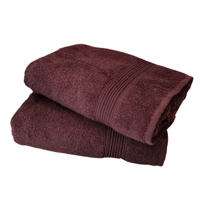 Set 2 prosoape de baie Kotonia Home Deco - 50x90 cm, 100% bumbac, maro