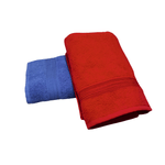 Casa si Gradina - Textile si covoare - Textile baie - Prosoape - Set 2 prosoape de baie Kotonia Home Deco - 50x90 cm, 100% bumbac, rosu si albastru - Infinity.ro