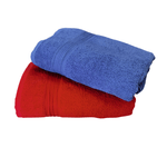 Casa si Gradina - Textile si covoare - Textile baie - Prosoape - Set 2 prosoape de baie Kotonia Home Deco - 50x90 cm, 100% bumbac, rosu si albastru - Infinity.ro