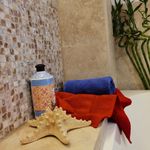 Casa si Gradina - Textile si covoare - Textile baie - Prosoape - Set 2 prosoape de baie Kotonia Home Deco - 50x90 cm, 100% bumbac, rosu si albastru - Infinity.ro