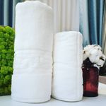 Casa si Gradina - Textile si covoare - Textile baie - Prosoape - Prosop Kotonia Home Hotel - Greek Border, 100% Bumbac, 50x90 cm, Alb, 500g/mp - Infinity.ro