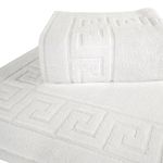 Casa si Gradina - Textile si covoare - Textile baie - Prosoape - Set 3 prosoape Kotonia Home Hotel - Greek Border, 50x70 cm, 100% bumbac, Alb - Infinity.ro