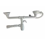 Casa si Gradina - Sanitare - Lavoar baie si accesorii - Accesorii baterii sanitare - Sifon universal pentru chiuveta dubla 1 1/2 - Infinity.ro