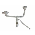 Casa si Gradina - Sanitare - Lavoar baie si accesorii - Accesorii baterii sanitare - Sifon scurgere pentru chiuveta-dubla - Infinity.ro