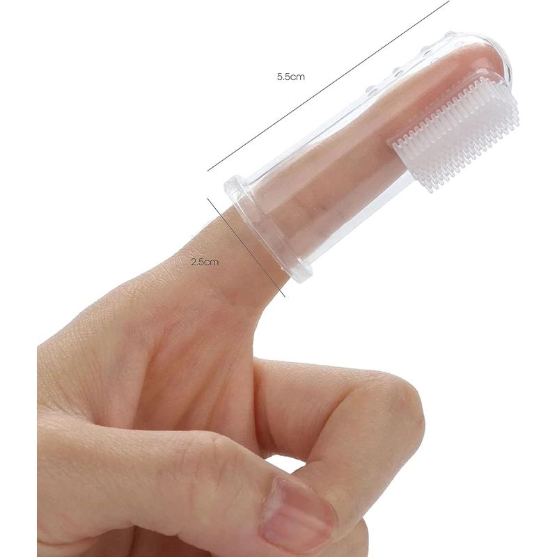 Jucarii, Copii si Bebe - Igiena si ingrijire - Articole igiena dentara copii - Periuta de dinti din silicon, MEDILOGIC™, degetar 3 luni+ - Infinity.ro