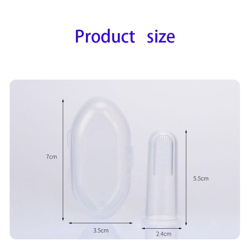 Jucarii, Copii si Bebe - Igiena si ingrijire - Articole igiena dentara copii - Periuta de dinti din silicon, MEDILOGIC™, degetar 3 luni+ - Infinity.ro