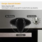 Casa si Gradina - Mobilier - Mobilier copii - Sisteme de siguranta - Blocator usa cuptor sau masina de spalat vase pentru copii, blocare frontala, adeziv 3M, negru, bebeLOGIC™ - Infinity.ro