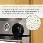 Casa si Gradina - Mobilier - Mobilier copii - Sisteme de siguranta - Blocator usa cuptor sau masina de spalat vase pentru copii, blocare frontala, adeziv 3M, negru, bebeLOGIC™ - Infinity.ro