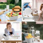 Casa si Gradina - Bucatarie si vesela - Vesela si tacamuri - Farfurii si boluri - Bol, farfurie sau tava pliabile, silicon alimentar, fara BPA, camping, drumetii, gustari, 28cm, gri, mediLOGIC™ - Infinity.ro