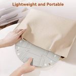Casa si Gradina - Bucatarie si vesela - Vesela si tacamuri - Farfurii si boluri - Bol, farfurie sau tava pliabile, silicon alimentar, fara BPA, camping, drumetii, gustari, 28cm, gri, mediLOGIC™ - Infinity.ro