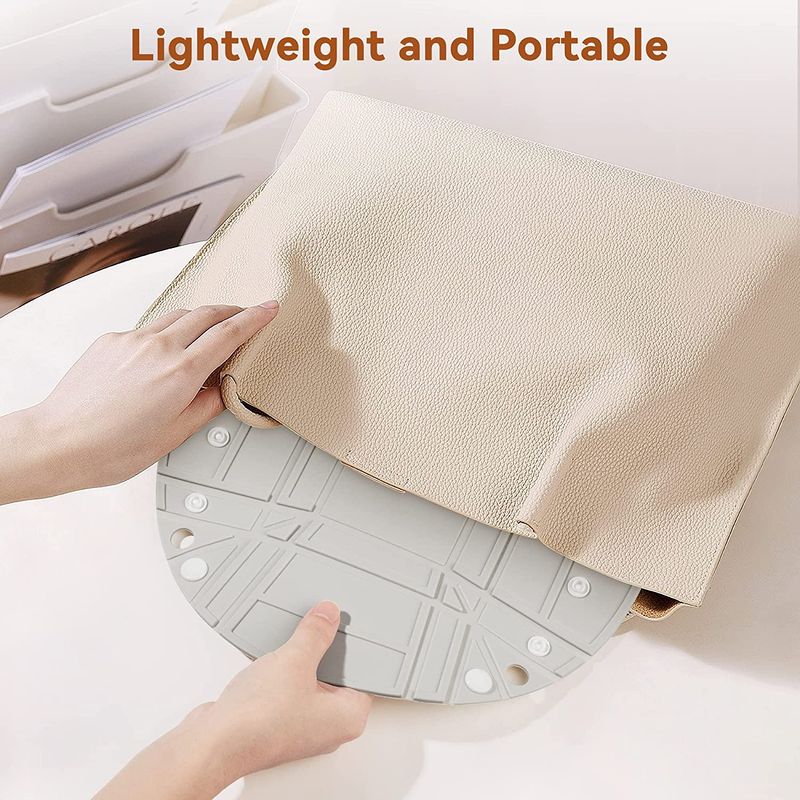 Casa si Gradina - Bucatarie si vesela - Vesela si tacamuri - Farfurii si boluri - Bol, farfurie sau tava pliabile, silicon alimentar, fara BPA, camping, drumetii, gustari, 28cm, gri, mediLOGIC™ - Infinity.ro