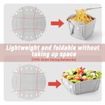 Casa si Gradina - Bucatarie si vesela - Vesela si tacamuri - Farfurii si boluri - Bol, farfurie sau tava pliabile, silicon alimentar, fara BPA, camping, drumetii, gustari, 28cm, gri, mediLOGIC™ - Infinity.ro